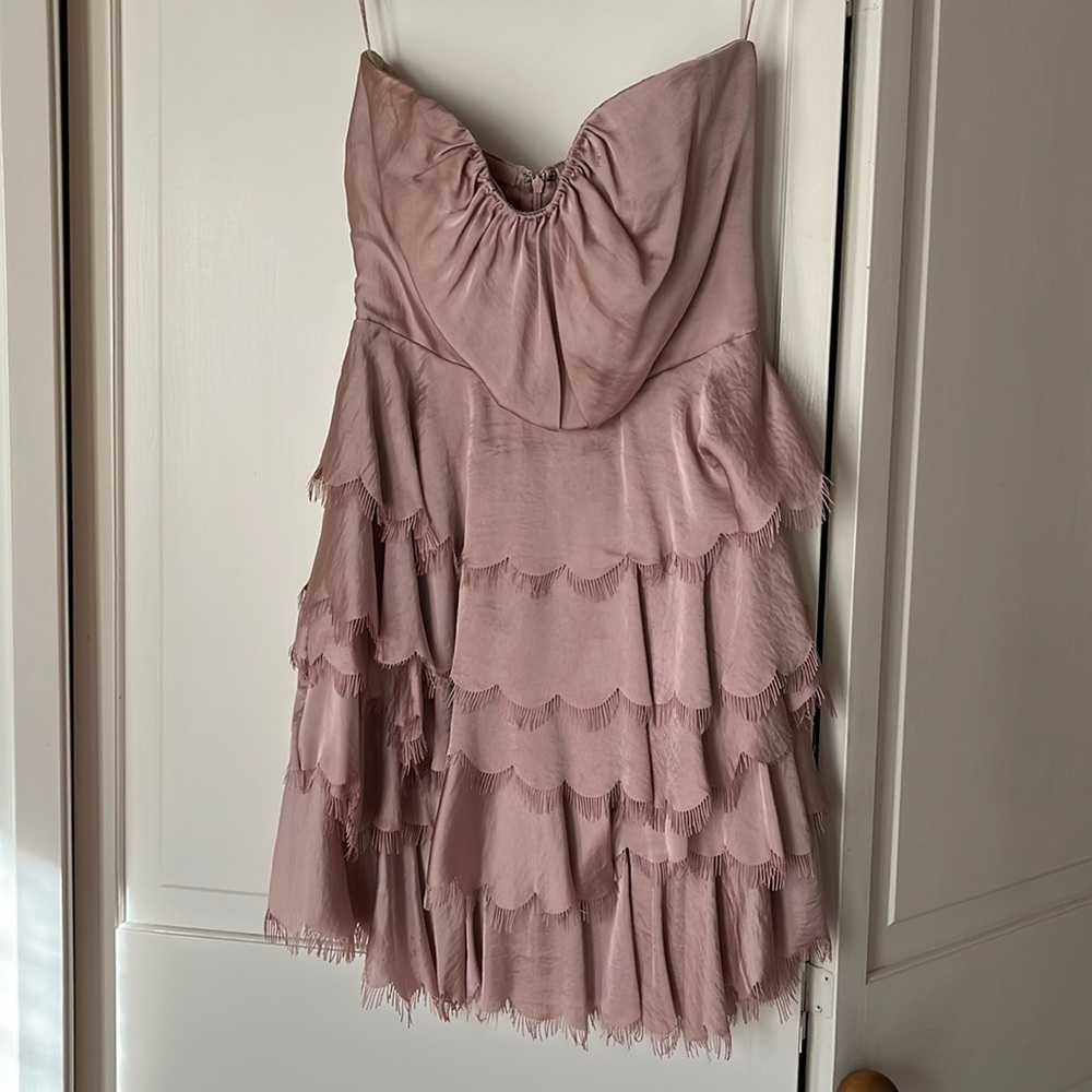 Rebecca Taylor tiered mini dress